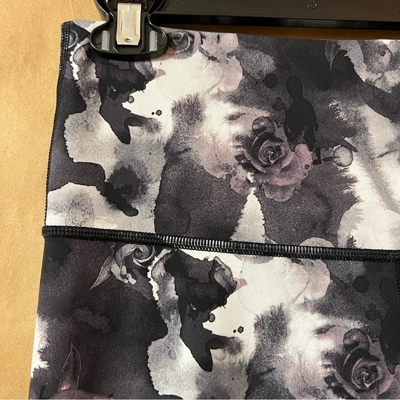 Lululemon | High Times Pant (Peek) Leggings Obscurred Black Dusty Mauve Size 8 - Picture 4 of 15